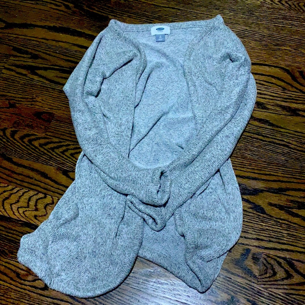 Grey cardigan!